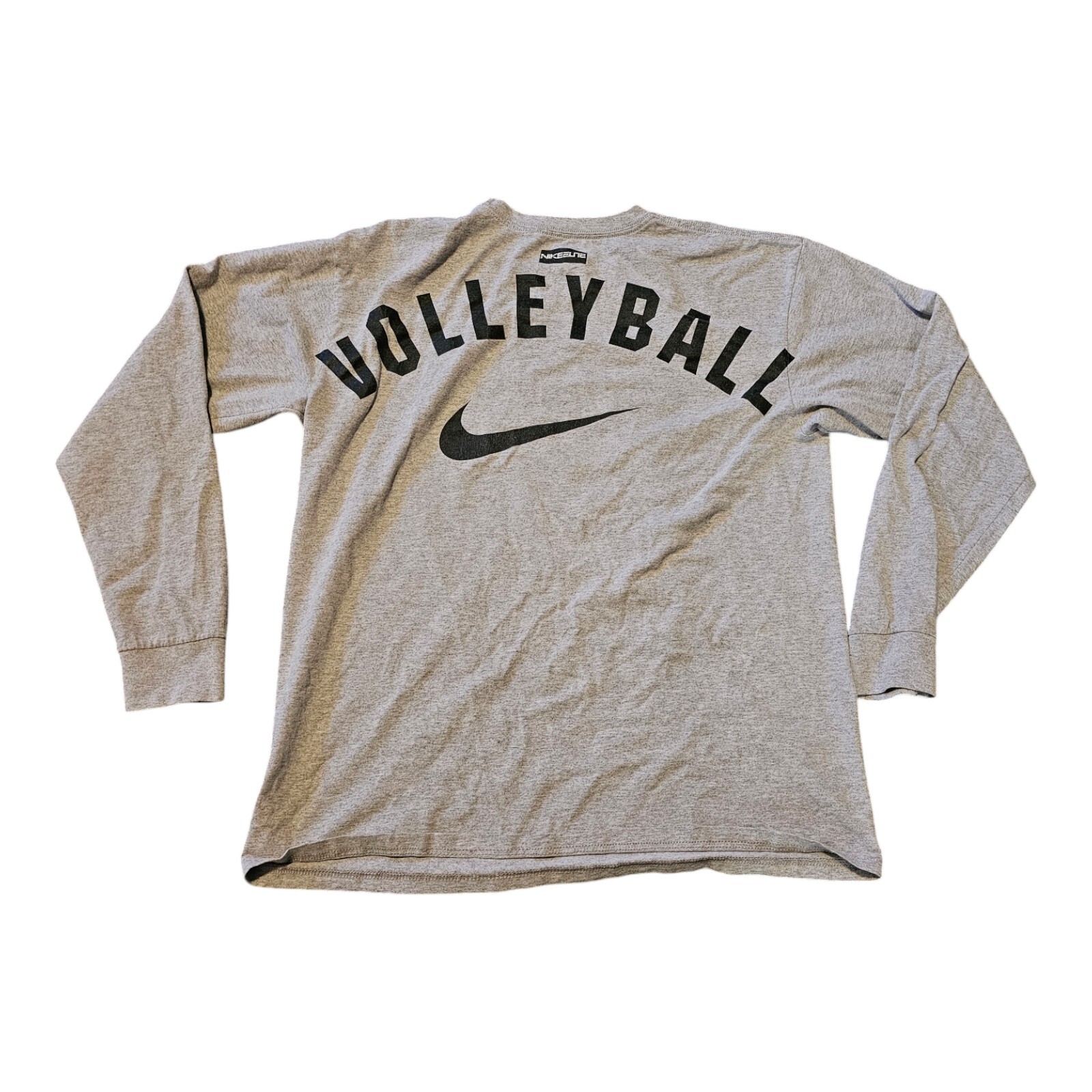 Camiseta Rara Nike Elite Tenis Vital Just Do It Swoosh Manga Larga Calce Suelto M