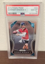 2019 Panini Prizm Gardner Minshew II ROOKIE RC #322 PSA 10 GEM MINT