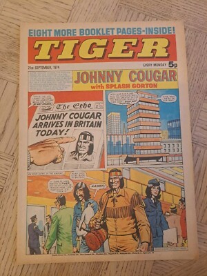 Comic Vintage TIGER 21st SEPTEMBER 1974