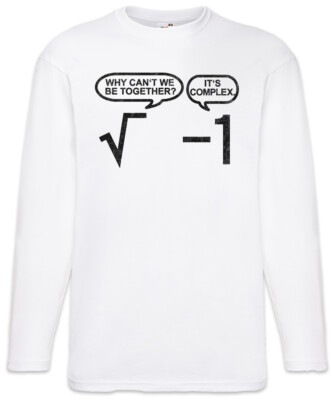 Being Together Is Complex Langarm T-Shirt Maths Mathematics Teacher Fun Geek
