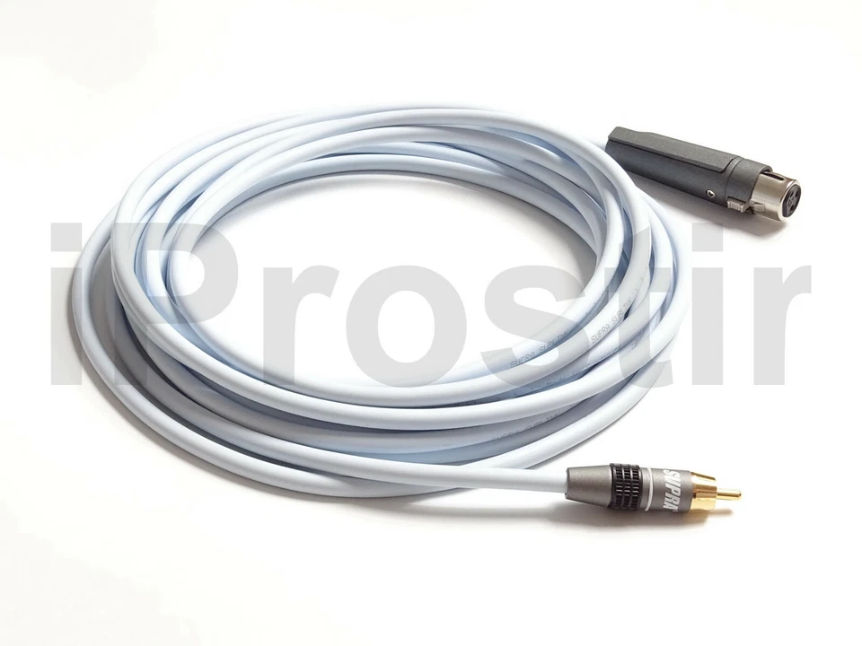 SUPRA SUBLINK AUDIO XLR-RCA Single Channel Subwoofer Hi-Fi Cable Various Length - Image 3 of 4