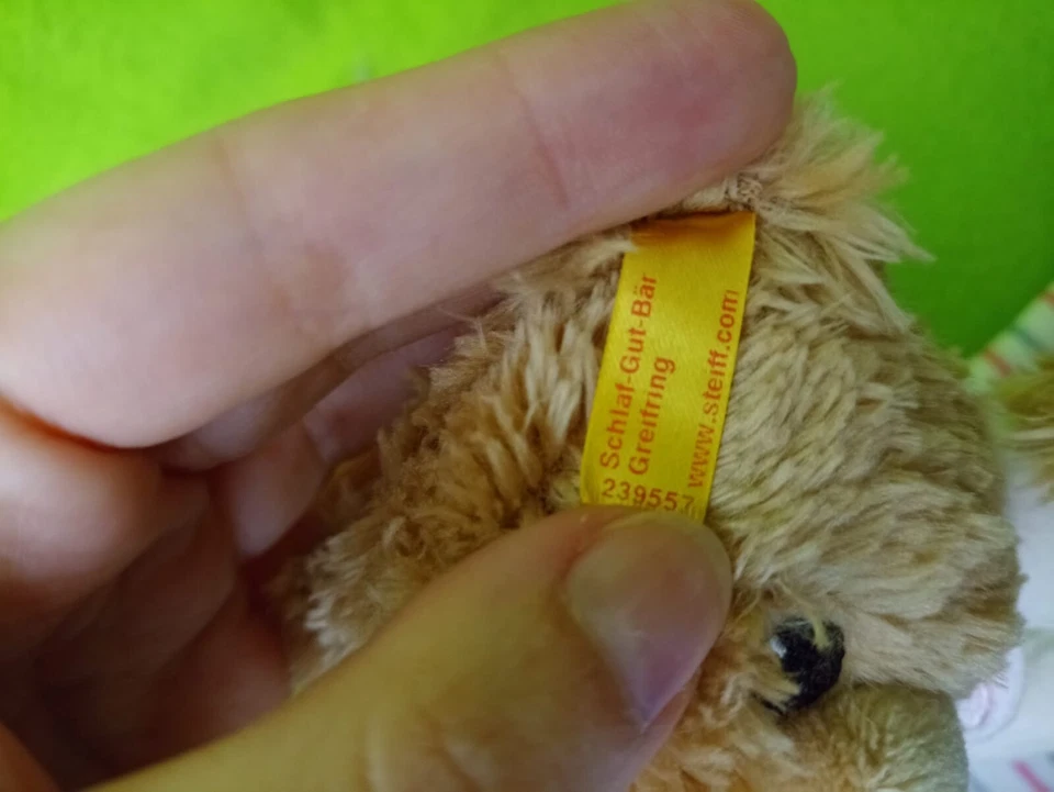 Steiff Baby-Geschenk-Box Spieluhr Teddy 237225 Greifring 239557 KF + Box wNEU - Bild 4 von 4