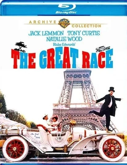 THE GREAT RACE (1960's) + 3 MOVIES -Public Domain Movies BLU-RAY NO CASE - Image 3 of 4
