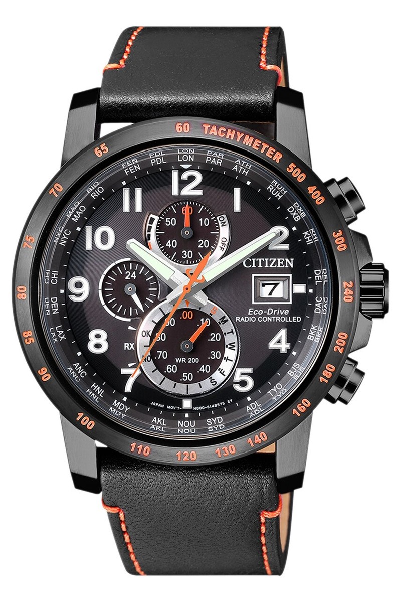 Citizen AT8125-05E Eco-Drive Chronograph Perpetual Mens Watch US*3