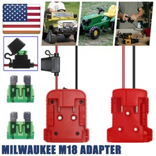 DIY Power Wheels Adapter Connect Compatible With Milwaukee M18 18V Battery Dock