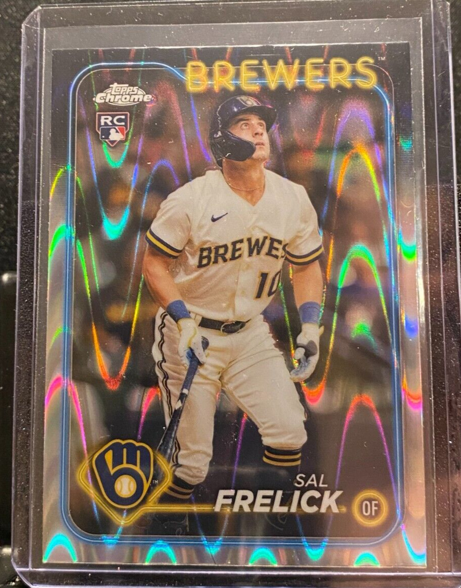 Sal Frelick RC 2024 Topps Chrome RayWave Refractor #39 - Brewers