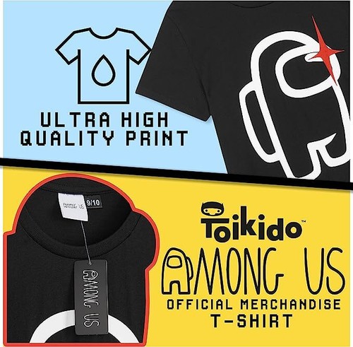 Among Us Camisetas para niños Kids Crewmates & Impostor print Camiseta de manga - Picture 15 of 25