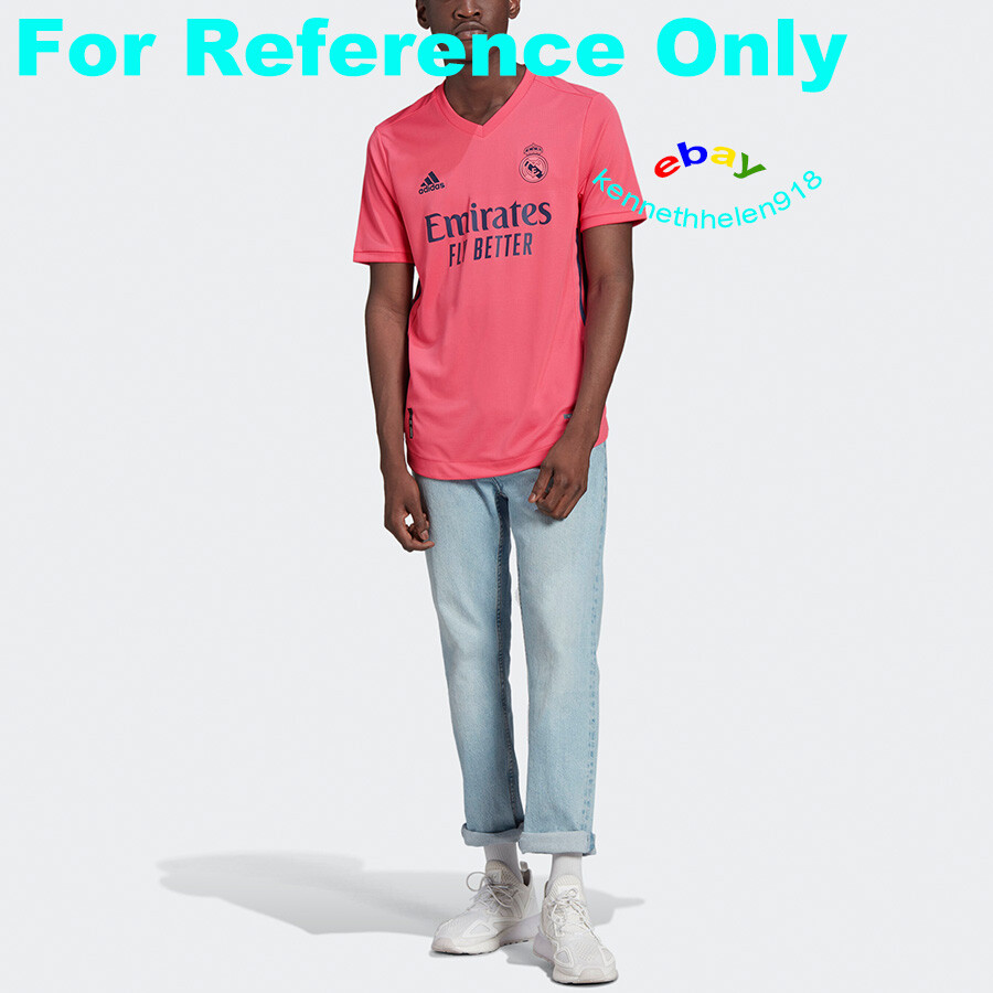 ADIDAS REAL MADRID 20/21 AWAY AUTHENTIC JERSEY GI6462 SPRING PINK 