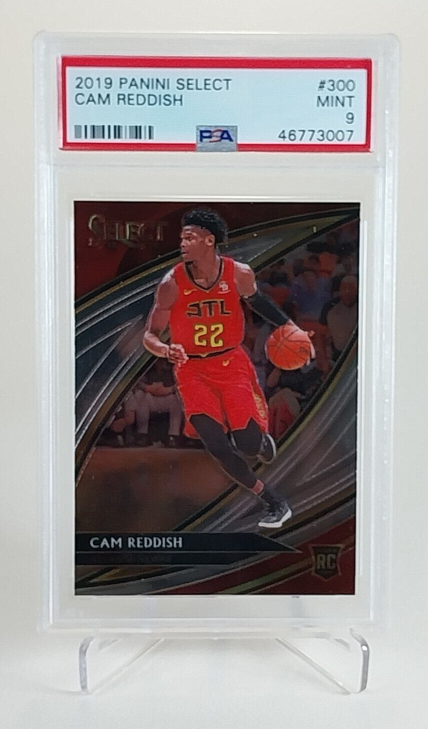 Cam Reddish 2019-20 Panini Select Courtside Basketball Rookie Card RC PSA 9