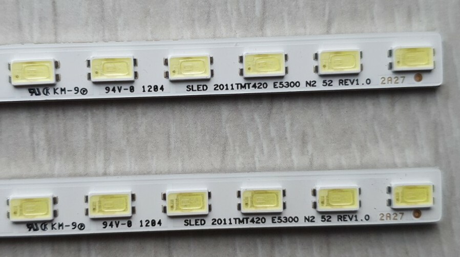 Barres LED SLED 2011TMT420 E5300 N2 REV1.0 Pour TV Thomson 42FU5553 (occasion, Testées)