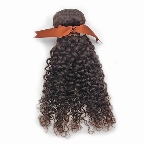 Kinky Curl Dark Brown #2 Ali One Bundle Sew In Hair Weave 100 Human Extension - Picture 10 of 15