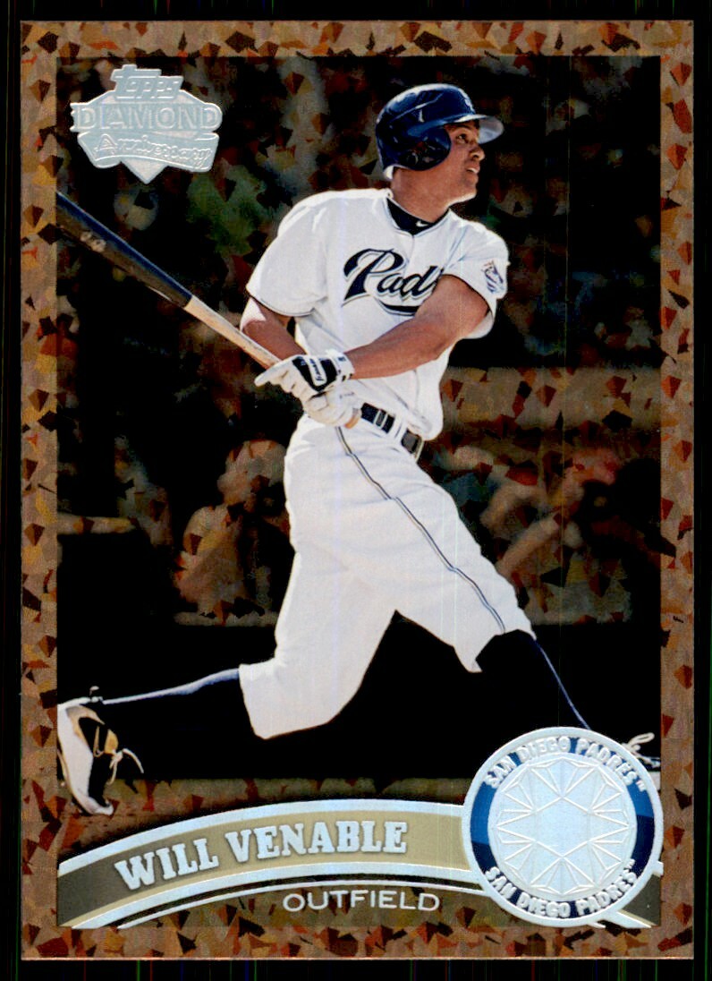 2011 Topps Cognac Diamond Anniversary Will Venable San Diego Padres #463