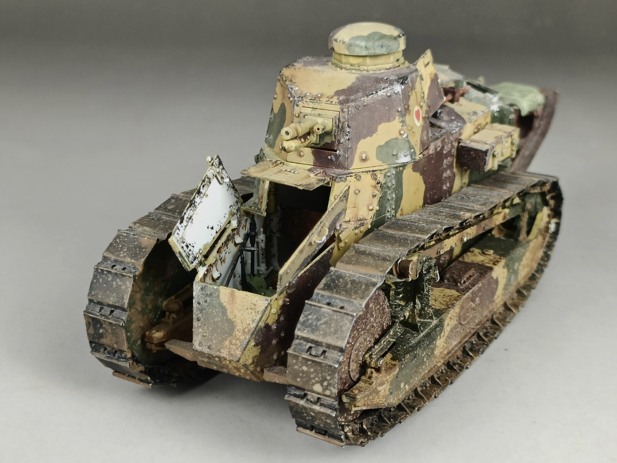 その他 Zvezda Char Mitrailleur FT 17 1:35 1/35 Built WWI French FT-17 Light Tank Model | eBay