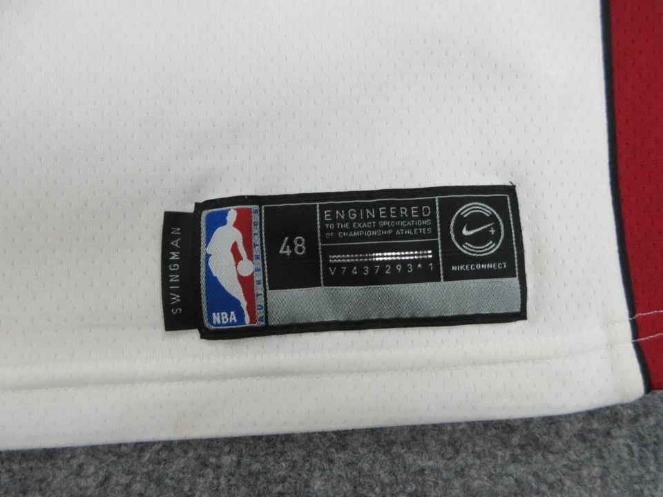 Camiseta deportiva Hassan Whiteside Miami Heat para hombre 48 blanca Swingman NBA baloncesto Nike Foto 4 de 4