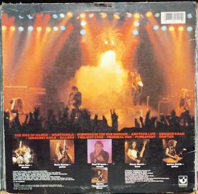Iron Maiden ''Killers'' U.S edition LP 1981, SIGNED + Bonus Live