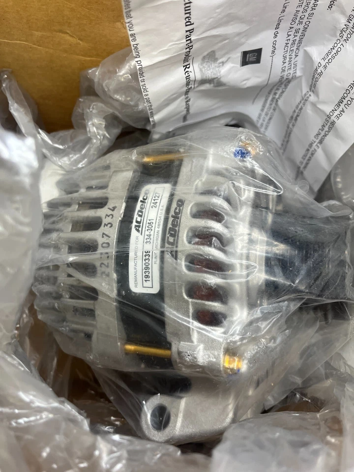 Профессиональный восстановленный генератор переменного тока для Jeep Cherokee 14-19 ACDelco 334-3051 - Изображение 3 из 3