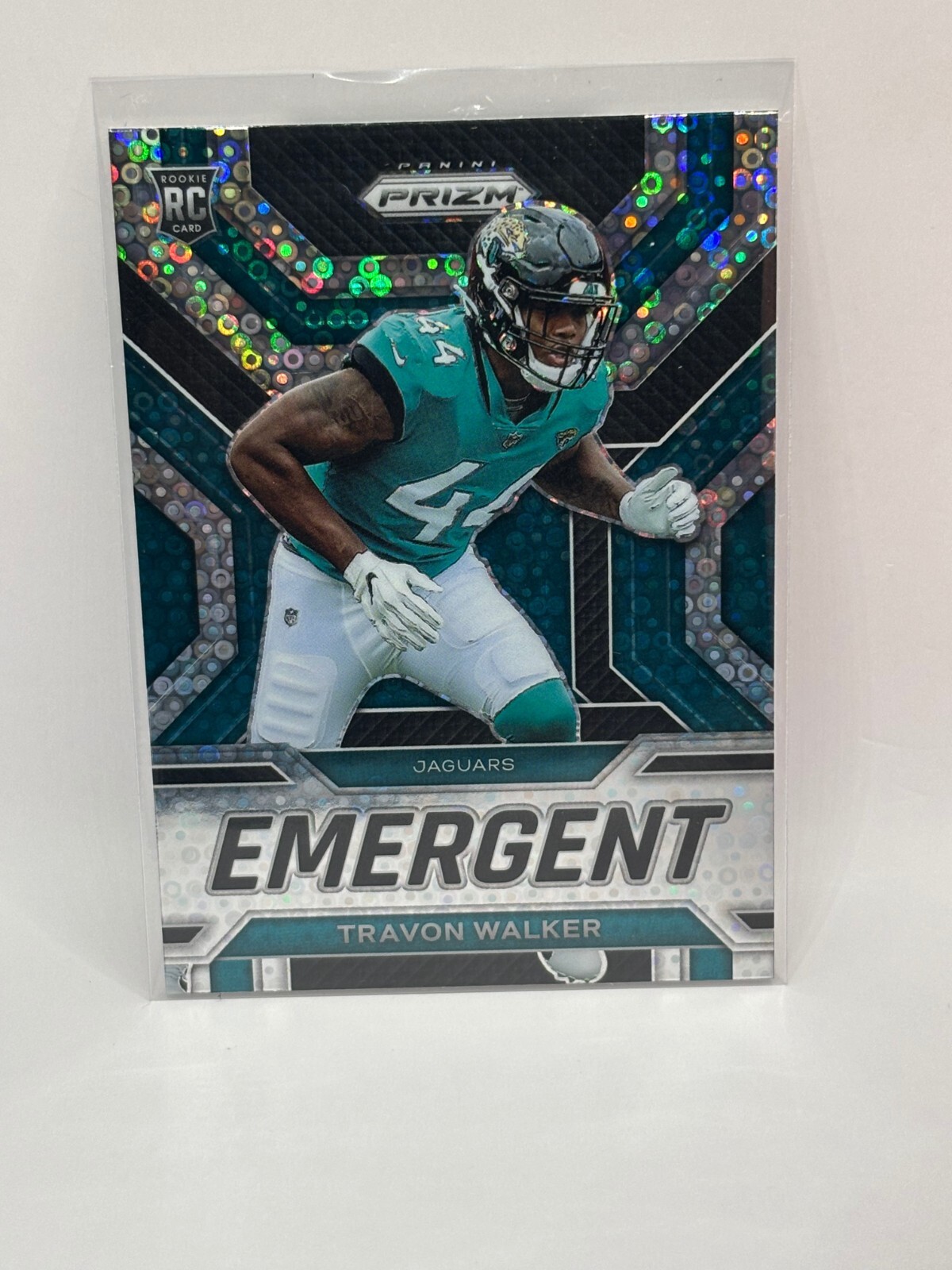2022 Prizm Travon Walker EMERGENT NO HUDDLE DISCO #E-19 Circles Rc Rookie