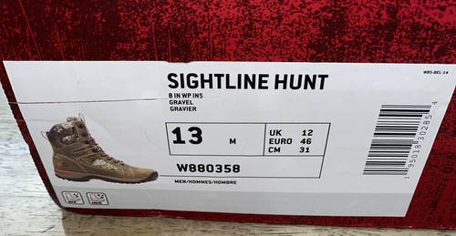 Wolverine Men’s Size 13 - Sightline Hunt - Gravel 8” Waterproof, W880358 - Picture 12 of 12