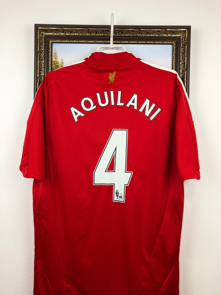 Liverpool Home football shirt 2006 Soccer #4 Aquilani Adidas