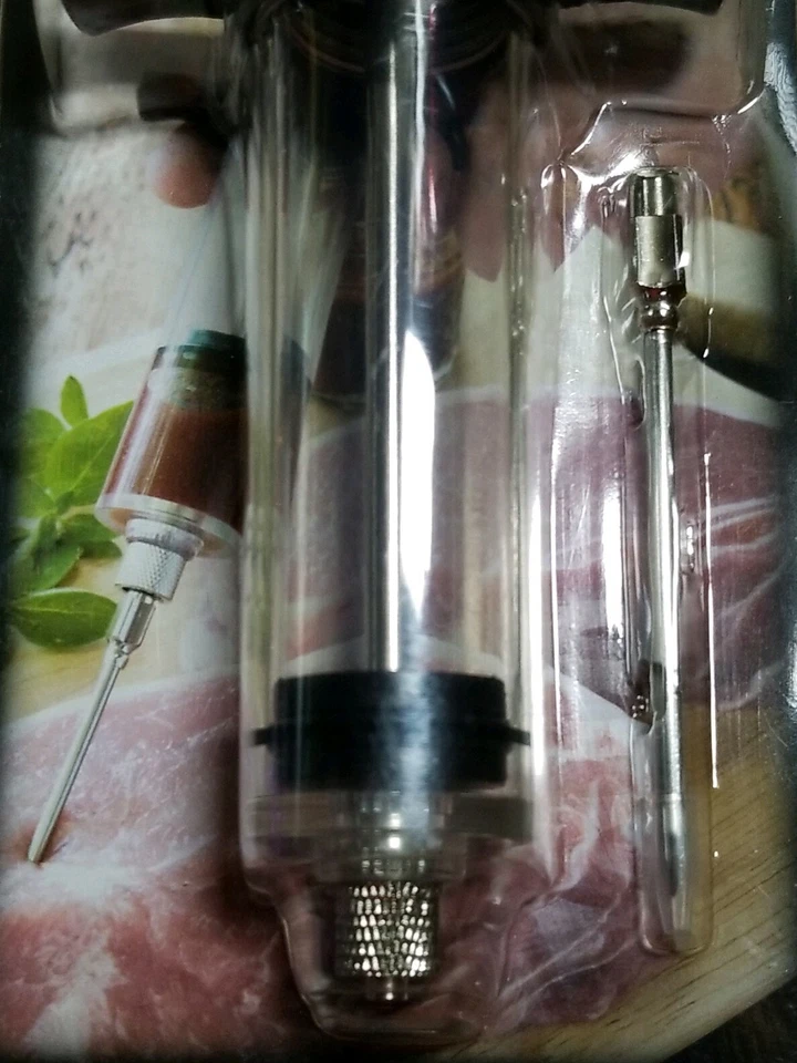 Inyector de adobo Expert Grill XG17-107-002-97 con aguja de carne de acero inoxidable  Foto 4 de 4