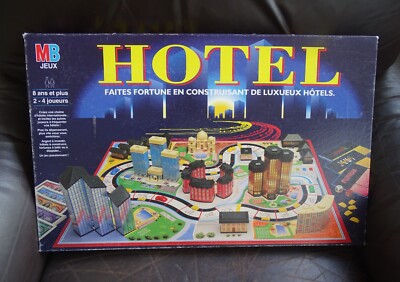 Jeu De Société HÔTEL Hasbro 1994 - édition Rétro Vintage - Occasion (bien Lire L'annonce)