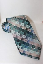 Van Heusen Geometric Print All Silk Men's Necktie NWT