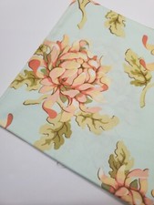 Heather Bailey Fabric Freshcut Chrysanthum Peach Mint Sew Quilt OOP FAT QUARTER