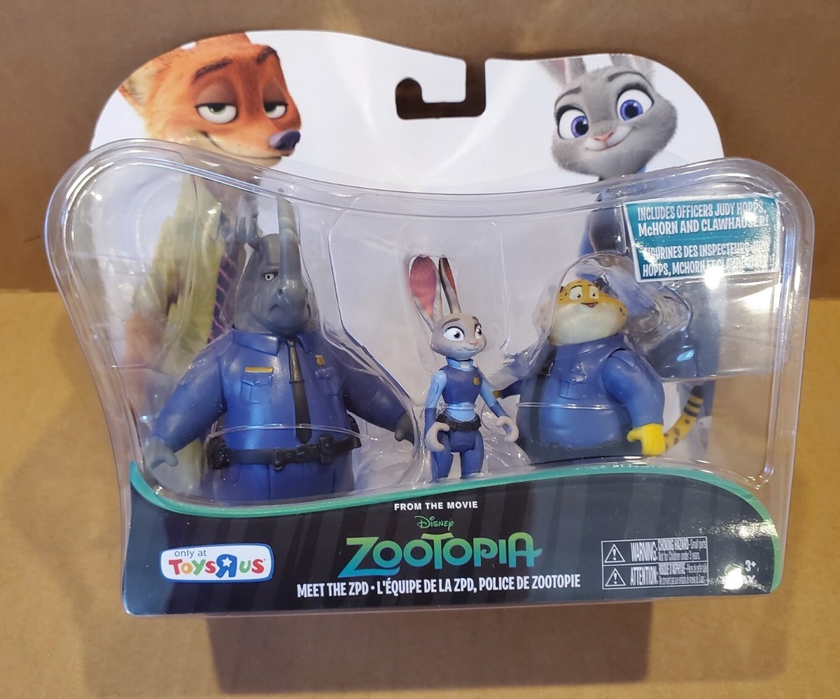 Disney ZOOTOPIA 3 Figure packJudy Hopps, Officer McHorn