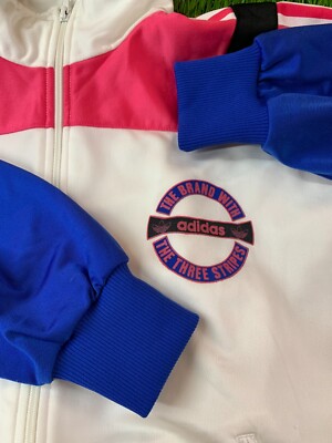 ADIDAS ORIGINAL men CASUAL VINTAGE 90'S RARE TRACK TOP