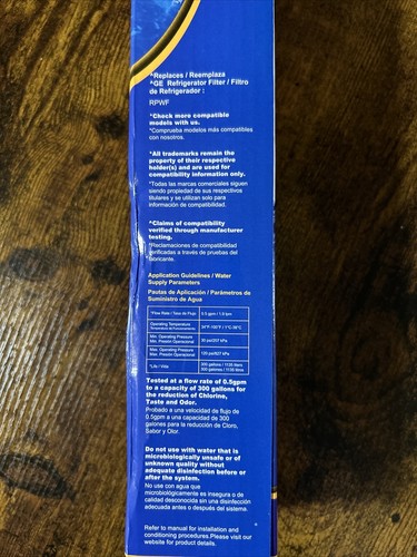 Excelpure GE EP-RPWF Refrigerator Water Filter - Picture 2 of 2