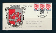 FRF   carte  1er jour  blason de 32 Auch  1966 