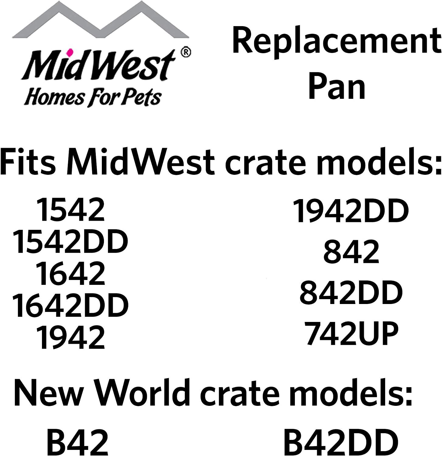 Replacement Pan for 42" Long MidWest Dog Crate 42 Inch 27773003311 eBay
