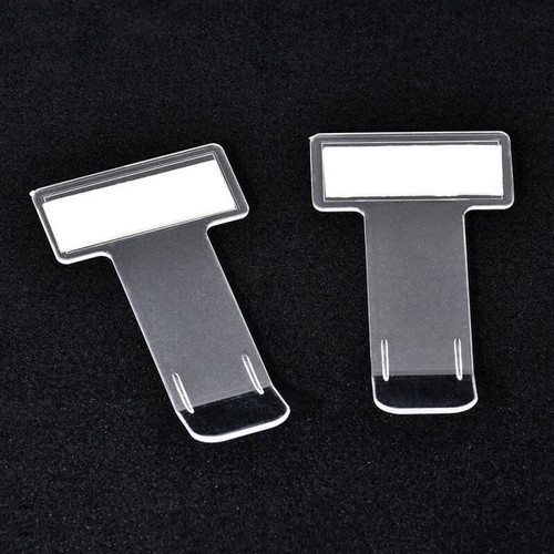2PCS Transparent Car Vehicle Parking Ticket Receipt Permit Card Holder Clip - Picture 7 of 8