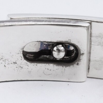 HERMES Collier de Chien PM Bracelet Silver 47g SV925 Bangle Ladies