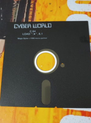 Cyber World (Magic Bytes 1989) Commodore C64 (Disk) works Classic-Game 8-bit