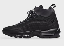 NIKE AIR MAX 95 SNEAKERBOOT, WINTER TRAINERS, UK10, BLACK/ANTHRACITE, 806809 001