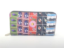 Paul Smith Mainline Womens Stamps Print Zip Around Purse Brand New