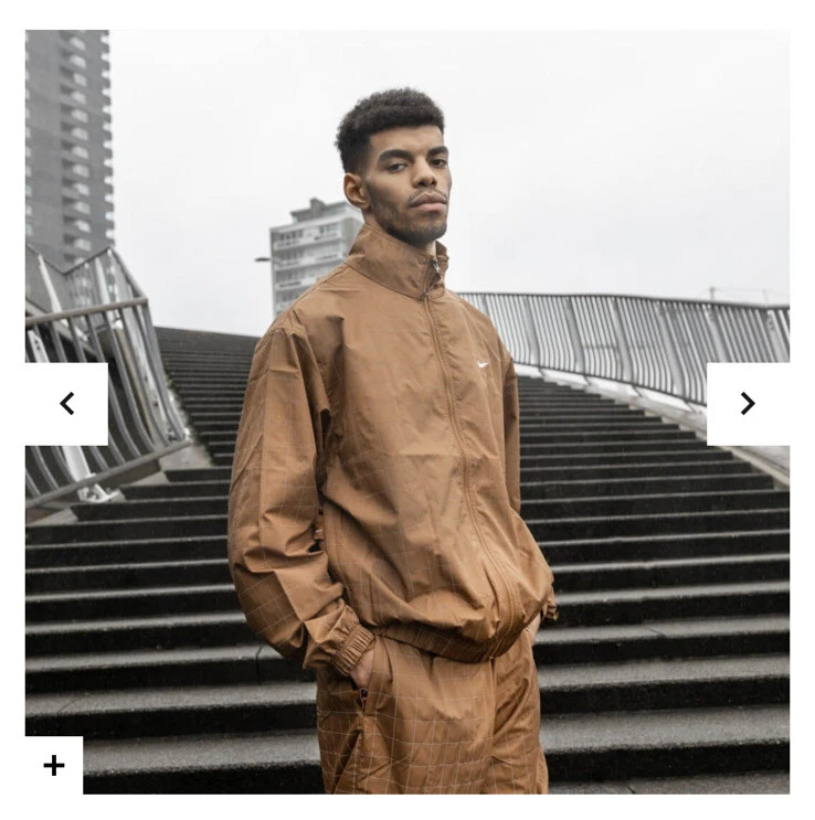 NWT Nike Lab Flash Track Jacket Size M British Tan nikelab acg nsw