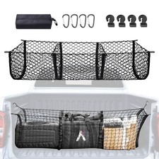 For Chevy Silverado 1500 2500 Pickup Truck Bed Trunk Mesh 3 Pocket Cargo Net