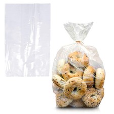 Clear Gusseted Poly Bags 2 Mil Tear Resistant 250 Count 12 x 8 x 30 in