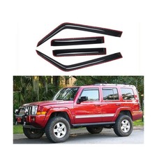 Side Window Deflector, In-Channel Smoke Visors - For 2006-2010 Jeep - 194117