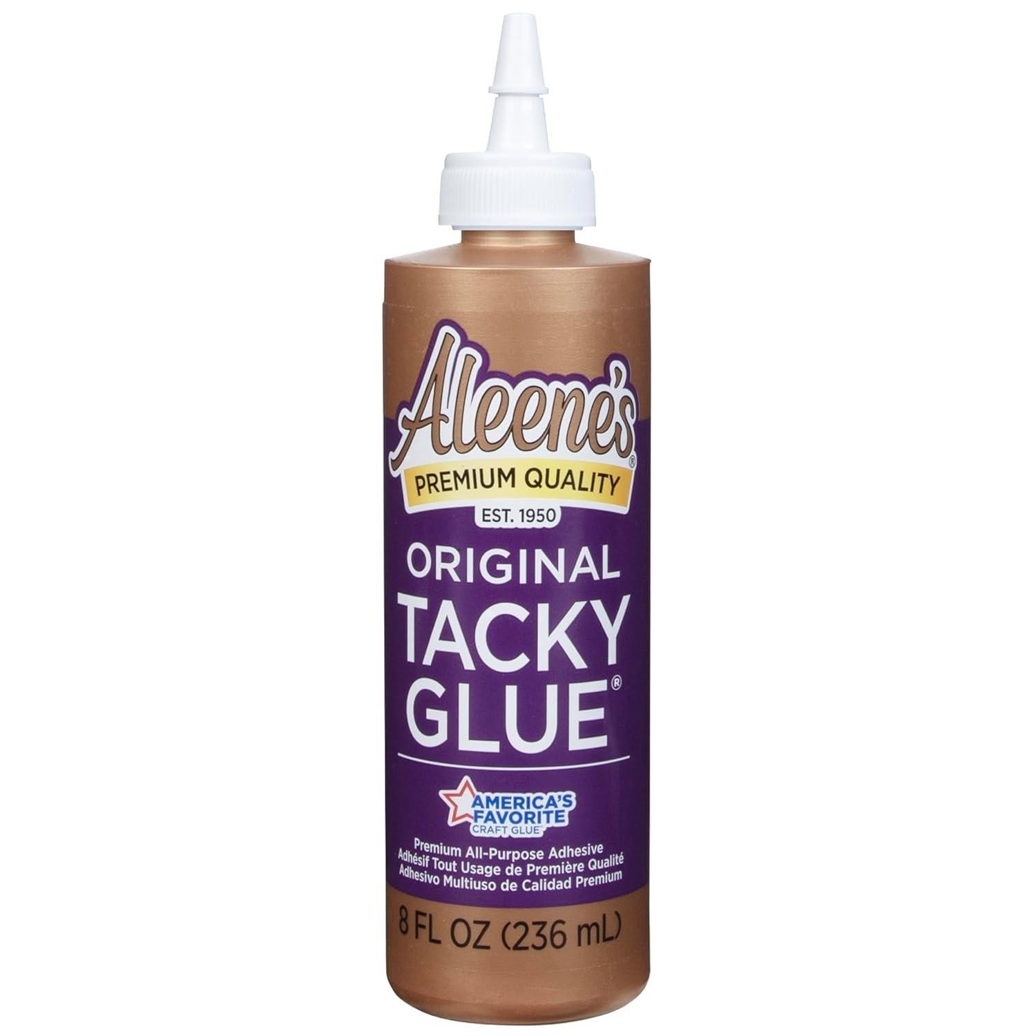 Aleene's All Purpose Tacky Glue, 8-ounce, Clear (15599)