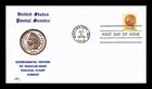 US COVER INDIAN HEAD PENNY EXPERIMENT SIZE FDC SCOTT 1734 COLONIAL CACHET