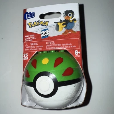 MEGA BLOKS Mattel Mega Construx Pokemon Pokeball 25 Stück #23 Wattrel JCT22