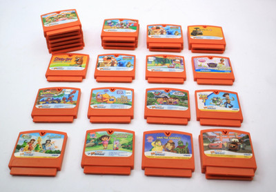Lot of 26 Vtech Vsmile Vmotion Mickey Mouse Dora The Explorer Toy Story & More