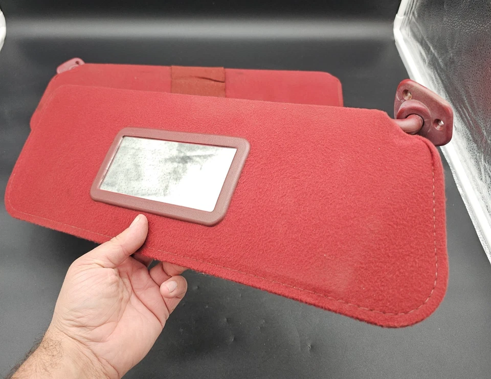 1988 - 1998 Silverado Sierra C1500 K1500 солнцезащитные козырьки красный LH RH пара - Изображение 3 из 4