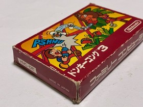 Donkey Kong 3 Boxed with Manual Nintendo Famicom FC In Stock 1984 Japan import
