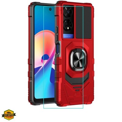 for TCL 50 XE 5G Case with Screen Protector,TCL 50 XE Phone Case Magnetic Rin...