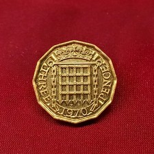 1970 Elizabeth II brass threepence - Proof