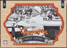 2012 Panini Cooperstown Baseball Charles Comiskey #21 NM